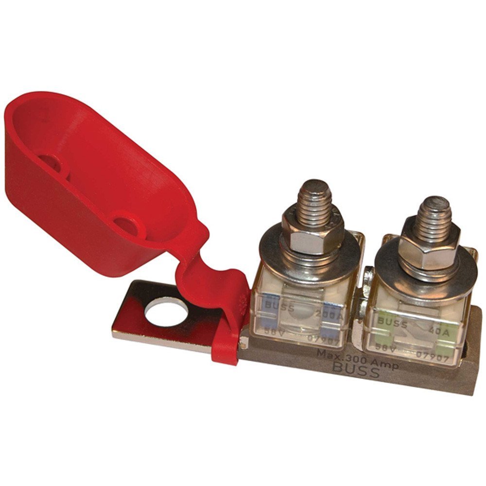 BLUE SEA FUSE BLOCK TWO TERMINAL STUDS "Item Category: Electrical" (Sold Per )