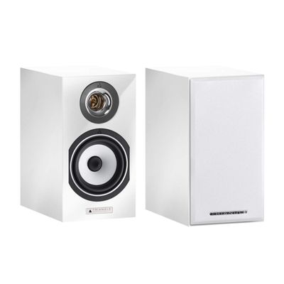 triangle Esprit Titus Ez Hi-Fi Bookshelf Speakers, White High Gloss, Pair