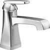 Delta Faucet Ashlyn Single Hole Bathroom Faucet, Single Handle Bathroom Faucet Chrome, Bathroom Sink Faucet, Diamond Seal Technology, Drain Assembly, Chrome 564-MPU-DST view 1