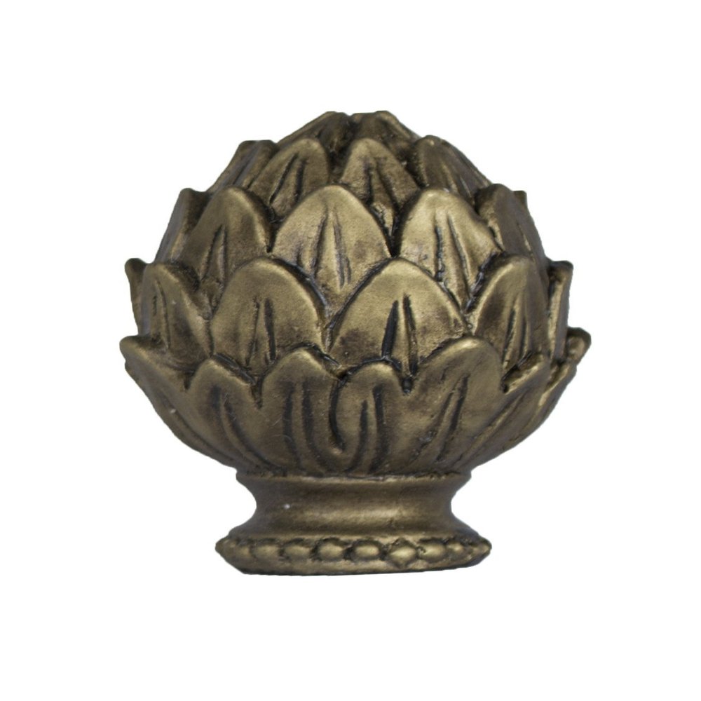 Urbanest Artichoke Lamp Finial, Antique Gold, 2-inch Tall