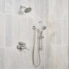 Delta Faucet 5-Setting Raincan Shower Head, Brushed Nickel Rain Shower Head, Round Shower Head, Delta High Pressure Shower Head, Water Saver Shower Head 1.75 GPM, Stainless RP78575SS view 2