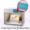 CGOLDENWALL Color Matching Cabinet Color Assessment Box 4 Light Sources: D65 TL84 UV F Customizable Color Assessment view 3
