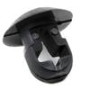 HellermannTyton PBM0C2 Push Mount.25" Hole Dia.12" Max Panel.2" Max Tie Width, PA66, Black, 100/pkg view 1