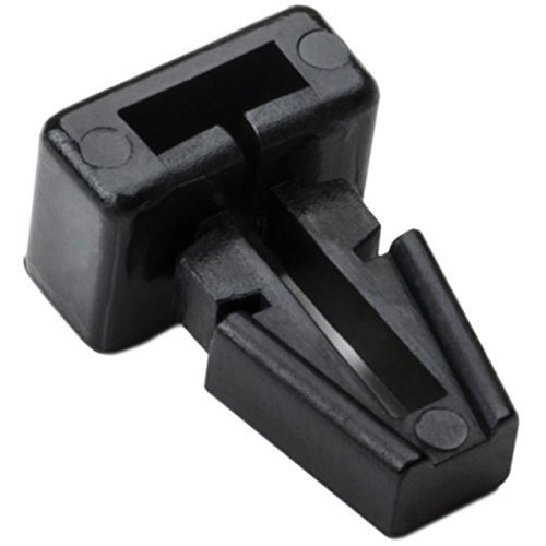 HellermannTyton TM1SF0C2 Push Mount, .25" Hole Dia., .13" Max Panel, .2" Max Tie Width, PA66, Black, 100/pkg