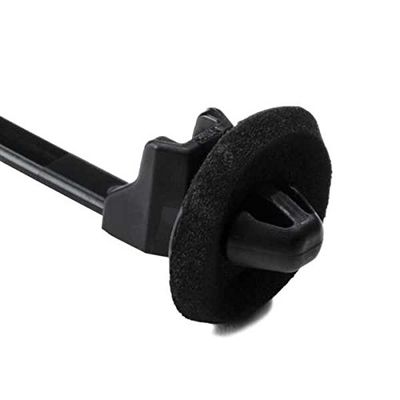 Hellermann Tyton North America 156-00264 Arrowhead Mount Ties with Seal, 6.3" Long, 50 lb. Tensile, PA66HS, Black, 0.67" Height, 0.18" Width, 6.3" Length (Pack of 500)