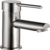 Delta Faucet Modern Single Hole Bathroom Faucet Brushed Nickel, Single Handle Bathroom Faucet, Drain Assembly, Stainless 559LF-SSPP view 1