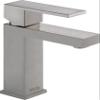 Delta Modern Brushed Nickel Bathroom Faucet 1 Hole, Single Hole Bathroom Sink Faucet for Vanity, Metal Push-Pop Drain Assembly, Stainless 567LF-SSPP view 1