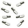 5mm "Spoon" Style Cabinet Shelf Support Pegs | Polished Nickel | Package of 25 view 2