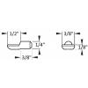 5mm "Spoon" Style Cabinet Shelf Support Pegs | Polished Nickel | Package of 25 view 3