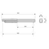 001A5024N - Came Actuator Irrevers X Square COM view 2