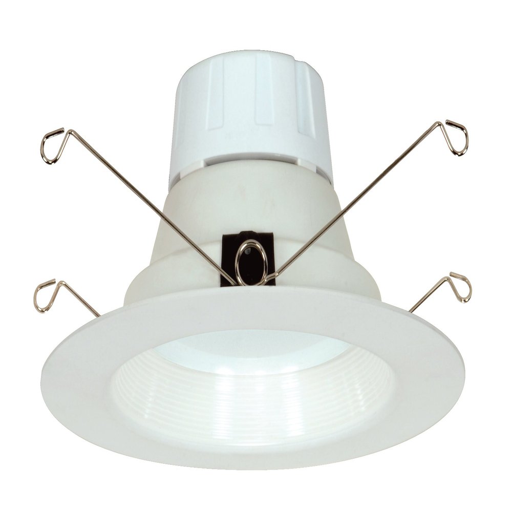 Satco S9118 LED Retrofit Kit 3000K 90' Beam Spread Medium Base Light Bulb, 11W