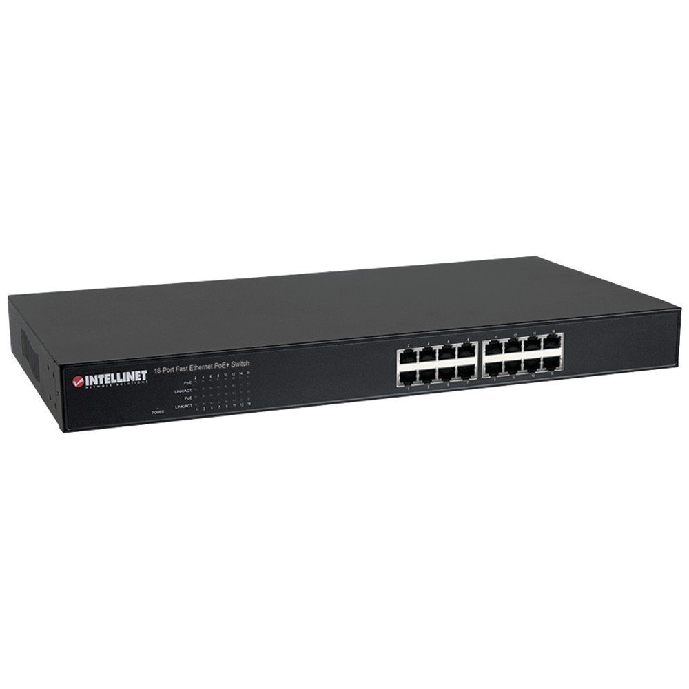 16 Port POE 10/100 Rackmount Switch