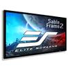 Elite Screens 200 inch Projector Screen 16:9, Wall Mounted Fixed Frame , 8K/4K UHD & Active 3D Ready, ISF-Certified Material for Home Theater, Office & Indoor Presentations, Sable Frame 2, ER200WH2 view 1