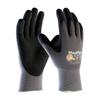 MaxiFlex Endurance 34-844 Seamless Knit Nylon Work Glove with Nitrile Coated Grip on Palm & Fingers (Pack of 3),Black and Gray view 1