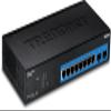 TRENDnet 10-Port Gigabit Web Smart Switch, 20 Gbps Switching Capacity, 8 x RJ-45 Ports, 2 x SFP, Slots, VLAN, QoS, LACP, IPv6 Support, Fanless, Rack Mountable, Lifetime Protection, TEG-082WS Black view 1