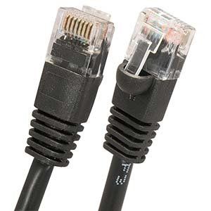 100Ft Cat.5e Molded Snagless Patch Cable Black