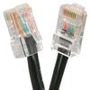 100Ft Cat.5E Non-Boot Patch Cable Black view 1