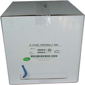 1000Ft Cat.6 Solid Cable Plenum (CMP) Blue