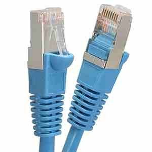 100Ft Cat.5E Shielded Patch Cable Molded Blue