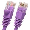 10Ft Cat.5e Molded Snagless Patch Cable Purple view 1