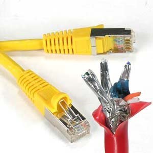 4Ft Cat.6 Shielded (SSTP) Patch Cable Molded Yellow