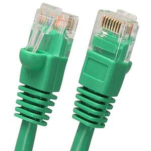 30Ft Cat.5E Molded Snagless Patch Cable Green