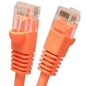 40Ft Cat.5E Molded Snagless Patch Cable Orange