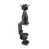 ARKON Mounts Heavy Duty Desk Cart or Table Mounting Pedestal with 4 inch Arm and C Clamp Base view 1