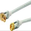 Schwaiger Sat-Winkelanschlusskabel (3 M, 90F Plug to F Plug, 110dB 4Fold Gold Rdelmutter transparent view 1