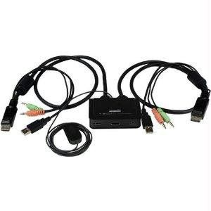 Startech 2 Port USB Hdmi Cable Kvm Switch with Audio and Remote Switch - USB Powered