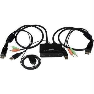 Startech 2 Port USB Hdmi Cable Kvm Switch with Audio and Remote Switch - USB Powered