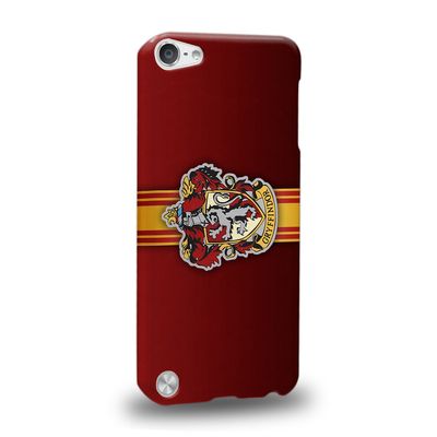 Case88 Premium Designs Harry Potter & Hogwarts Collections Hogwarts Gryffindor Sigil Protective Snap-on Hard Back Case Cover for Apple iPod Touch 5