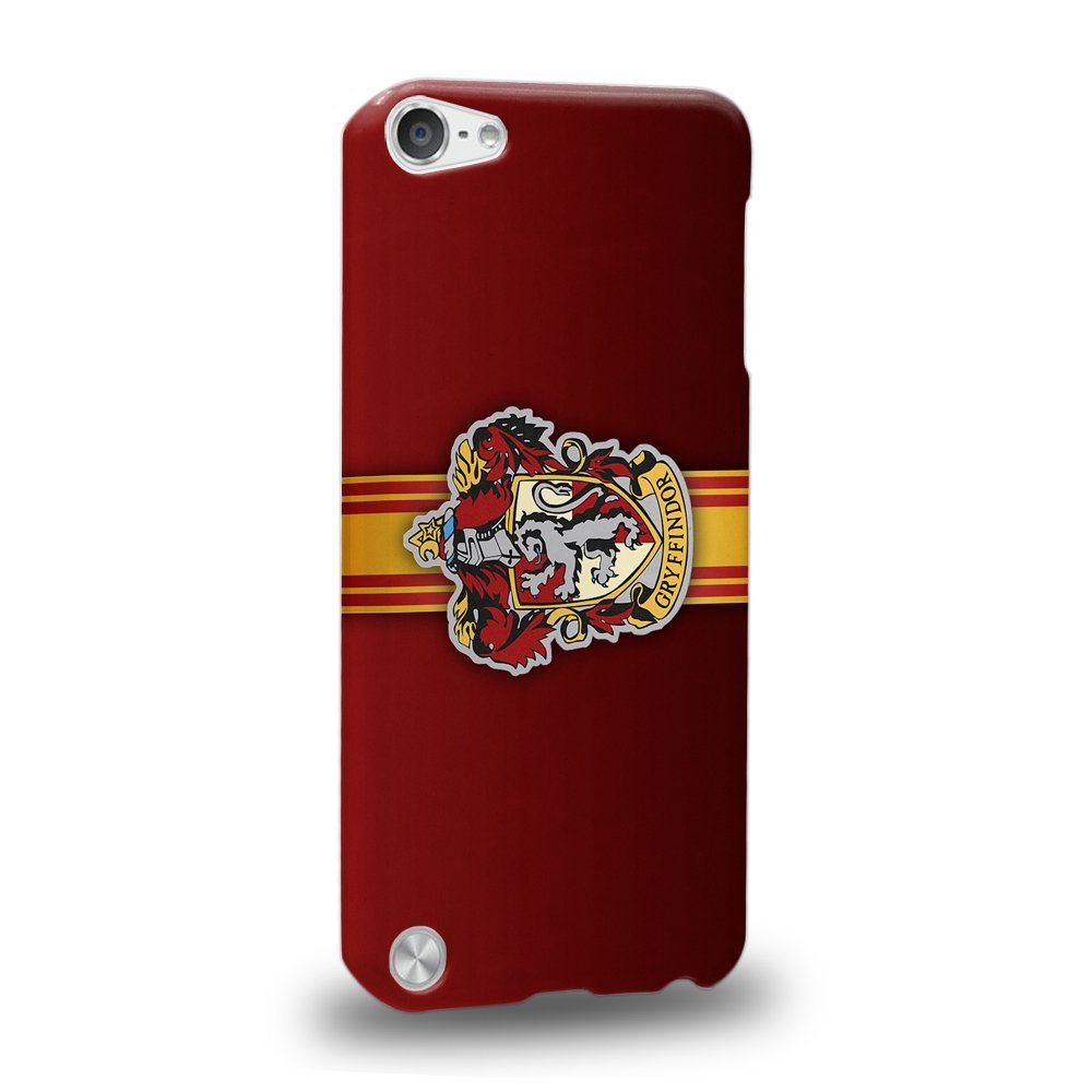 Case88 Premium Designs Harry Potter & Hogwarts Collections Hogwarts Gryffindor Sigil Protective Snap-on Hard Back Case Cover for Apple iPod Touch 5