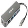 D-Link DUB-2333 5-in-1 USB-C Hub with Power Delivery (PD 60W), 4K HDMI, 3 USB 3.0 Ports for Windows, macOS Computers, Chromebooks, iPad Pro, Laptops, Desktops view 3