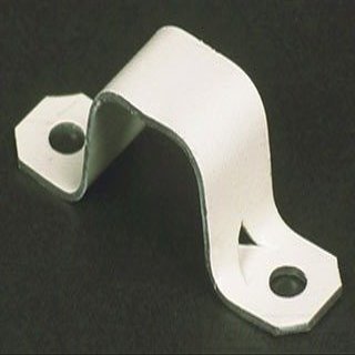 Legrand Wiremold 704WH Mounting Strap Fitting Steel White for Use with 700 Series Single-Channel Steel Surface Raceway