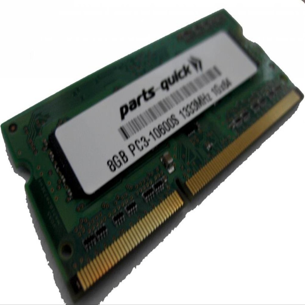 parts-quick 8GB Memory for Toshiba Satellite S50D-A00J DDR3 PC3-10600 1333MHz SODIMM Compatible RAM
