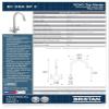 Bristan Echo Easy Fit Kitchen Sink Lever Handles Tall Swivel Spout Mixer Tap Faucet Chrome Plated (EC SNK EF C) view 2