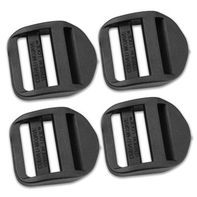 AceCamp 7051 Duraflex Ladder Locks (4 Piece), Black, 25mm