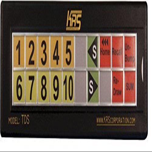 KRS Corporation, LLC TDS 20 Button Restaurant Bumpbar - 15' USB Cable, Programmable Keypad for Any Restaurant, The Ultimate in Restaurant Keypad Flexibility, Used by 10,000's of Restaurants