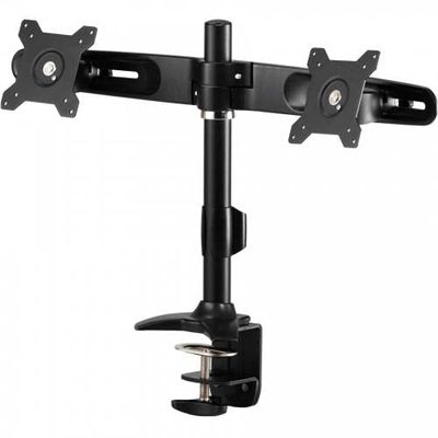 AMER NETWORKS AMR2C DUAL MONITOR STAND WITH DESK CLAMP