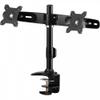 AMER NETWORKS AMR2C DUAL MONITOR STAND WITH DESK CLAMP view 1