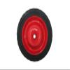 Shepherd Hardware 9593 7-Inch Semi-Pneumatic Rubber Tire, Steel Hub with Grafoil Bearings, Diamond Tread, 1/2-Inch Bore Offset Axle view 2
