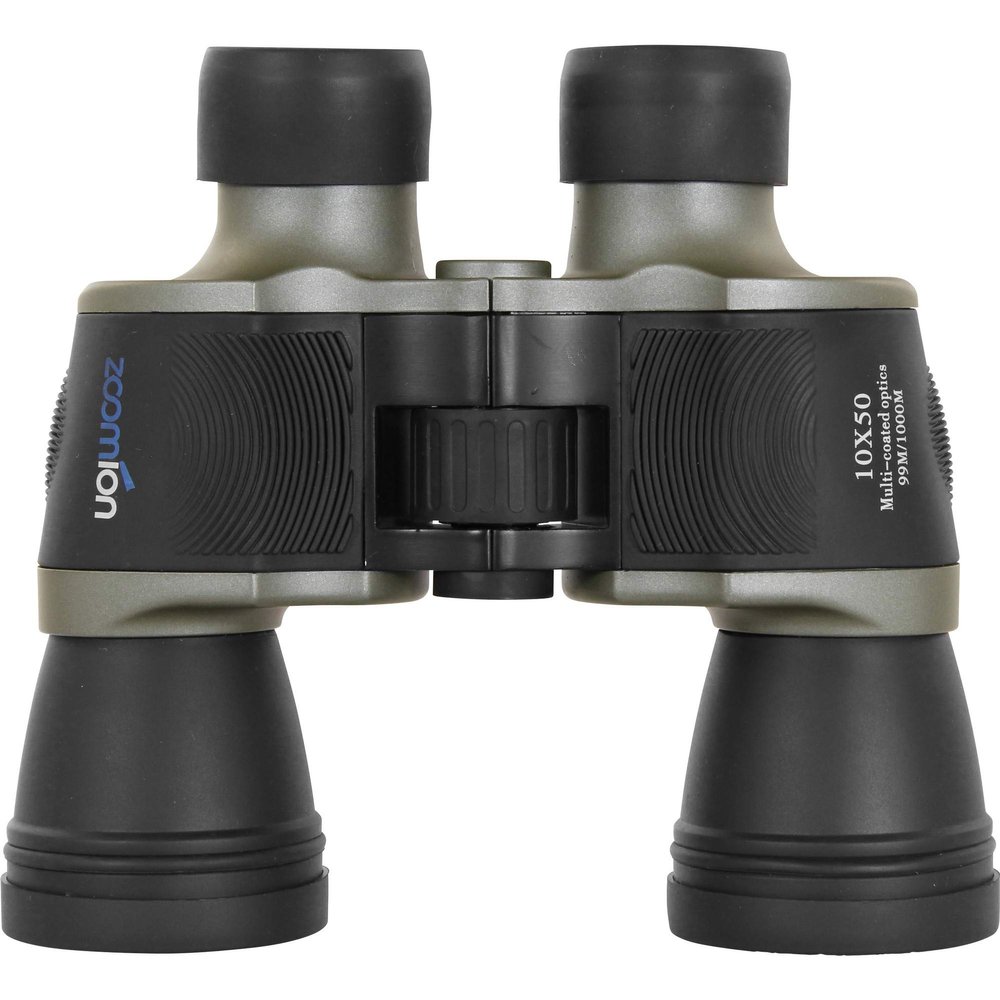 Zoomion Albatross 10x50 Binoculars for Children and Adults - Compact & Small, roof Edge BK-7 Optics, Continuous Magnification incl. Accessories