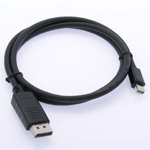 3Ft Mini DP Male to DP Male Cable