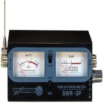 SWR / Power METER for CB Radio 100 Watts - Dual Meters - Workman SWR3P
