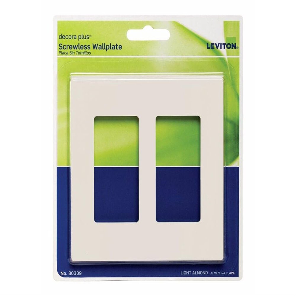 Leviton Decora SCREWLS WALLPLT2G