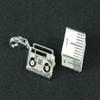 Miniblings Boombox Music Cassette Tape Player Recorder Charm Pendant Mixtape view 2