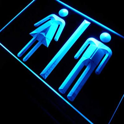 ADVPRO Toilet Washrooms Restrooms LED Sign Night Light i219-b(c)