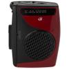 GPX Portable Cassette Player, Compatible With Headphone, 3.54 x 1.57 x 4.72 Inches, Requires 2 AA Batteries - Not Included, Red/Black (CAS337B) Black/Red view 1