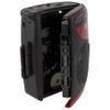GPX Portable Cassette Player, Compatible With Headphone, 3.54 x 1.57 x 4.72 Inches, Requires 2 AA Batteries - Not Included, Red/Black (CAS337B) Black/Red view 2
